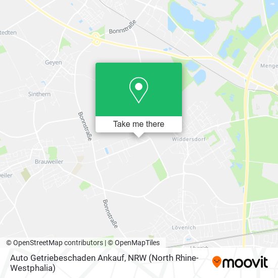 Auto Getriebeschaden Ankauf map