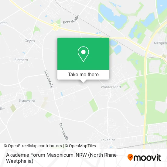 Akademie Forum Masonicum map