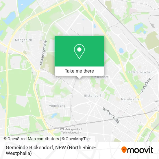 Gemeinde Bickendorf map