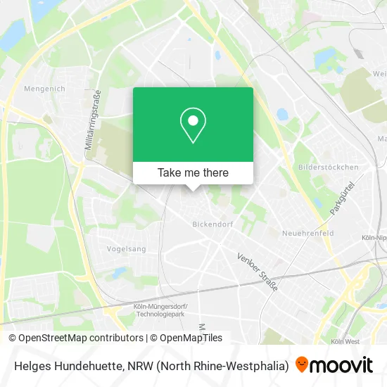 Helges Hundehuette map