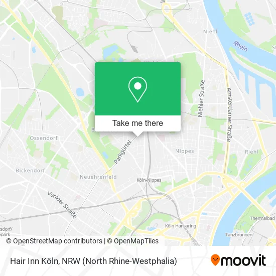 Hair Inn Köln map