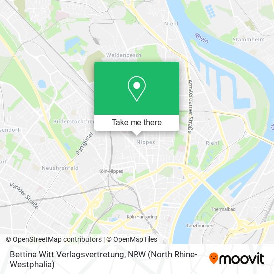 Bettina Witt Verlagsvertretung map