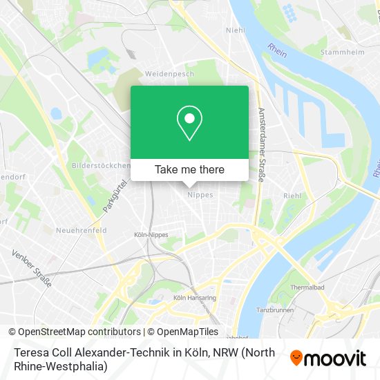 Teresa Coll Alexander-Technik in Köln map