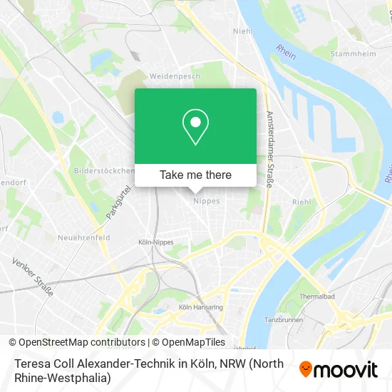 Карта Teresa Coll Alexander-Technik in Köln