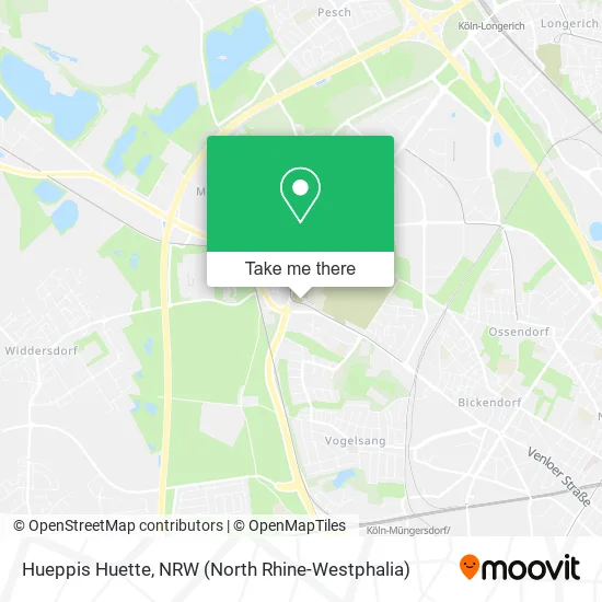 Карта Hueppis Huette