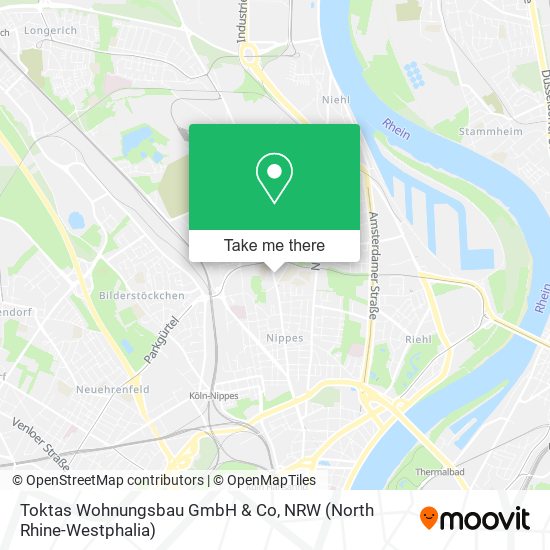 Toktas Wohnungsbau GmbH & Co map