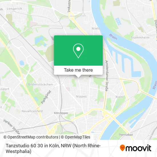 Карта Tanzstudio 60 30 in Köln
