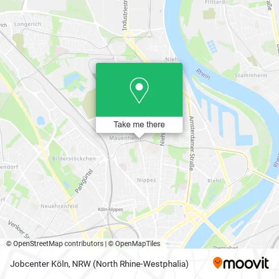 Карта Jobcenter Köln