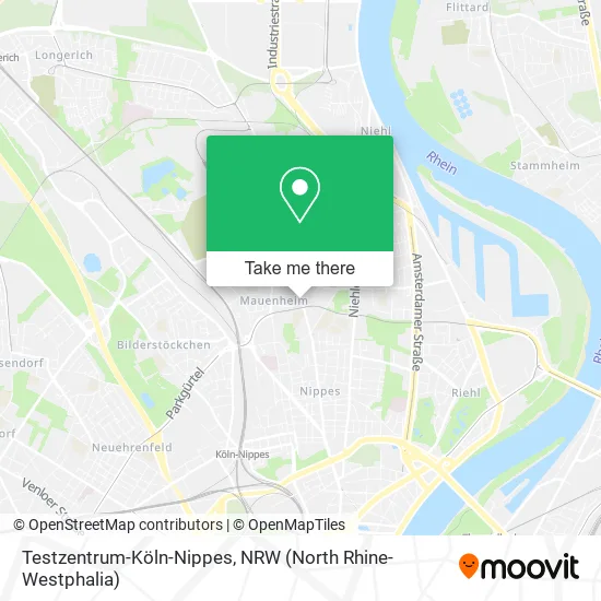 Карта Testzentrum-Köln-Nippes