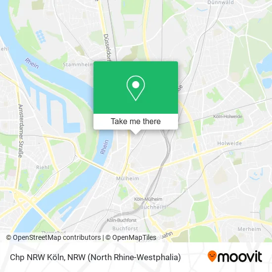 Карта Chp NRW Köln