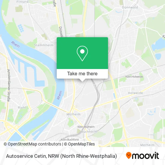 Карта Autoservice Cetin