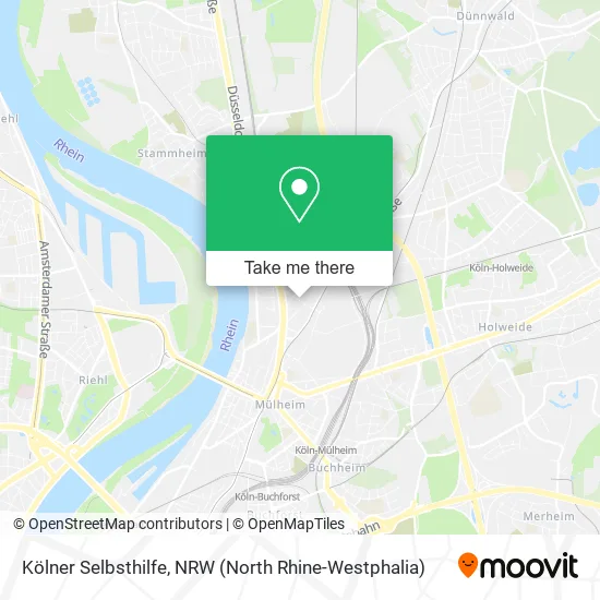 Карта Kölner Selbsthilfe