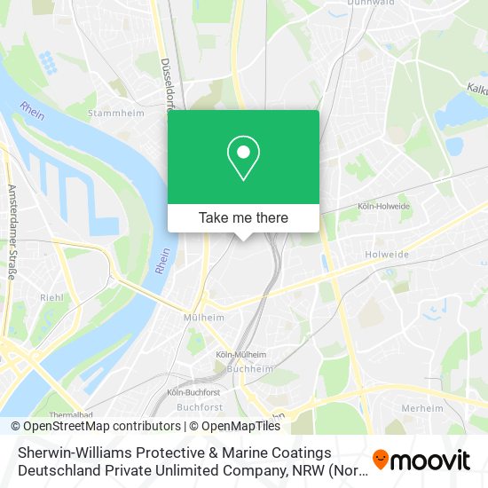 Sherwin-Williams Protective & Marine Coatings Deutschland Private Unlimited Company map