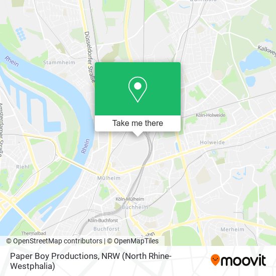 Paper Boy Productions map