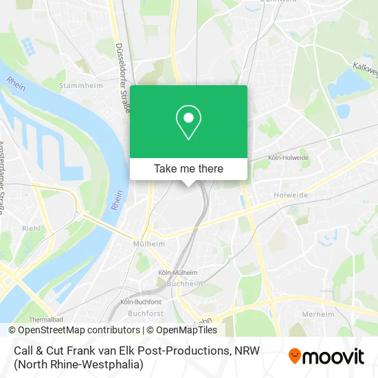 Карта Call & Cut Frank van Elk Post-Productions