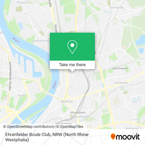 Ehrenfelder Boule Club map