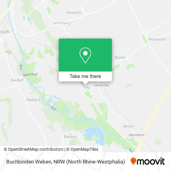 Карта Buchbinden Weben
