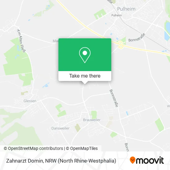 Карта Zahnarzt Domin