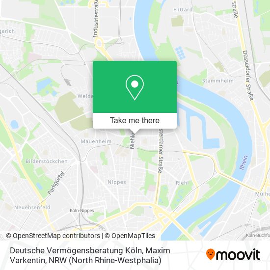 Deutsche Vermögensberatung Köln, Maxim Varkentin map
