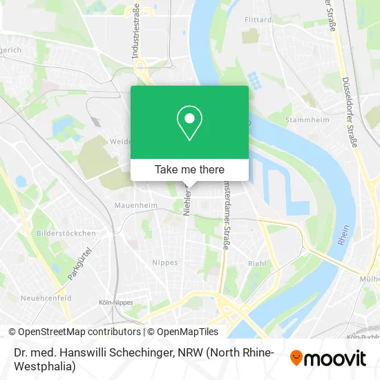 Карта Dr. med. Hanswilli Schechinger