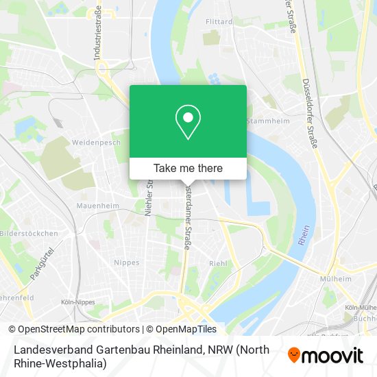 Landesverband Gartenbau Rheinland map