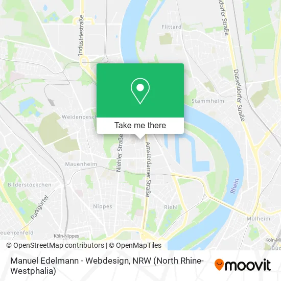 Карта Manuel Edelmann - Webdesign