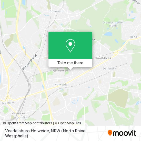 Veedelsbüro Holweide map