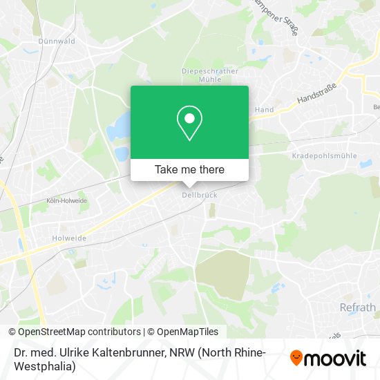 Dr. med. Ulrike Kaltenbrunner map