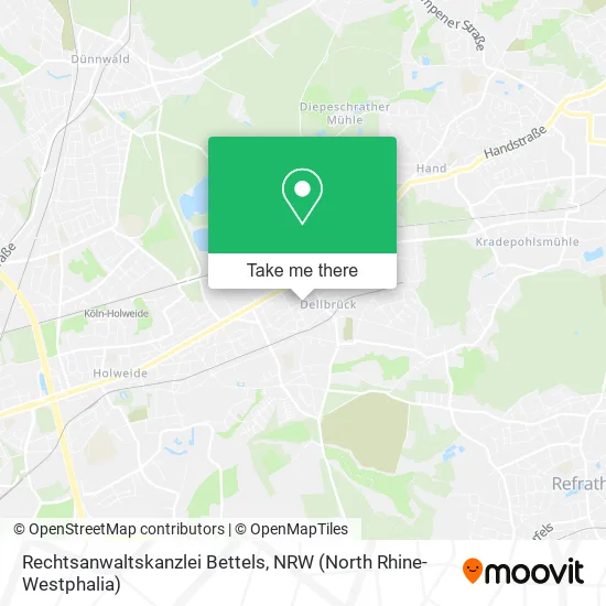 Rechtsanwaltskanzlei Bettels map