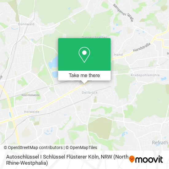 Карта Autoschlüssel I Schlüssel Flüsterer Köln