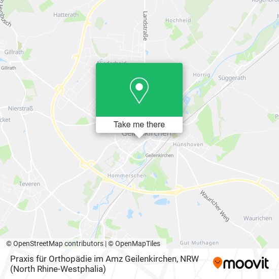 Praxis für Orthopädie im Amz Geilenkirchen map