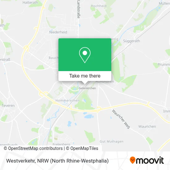 Westverkehr map