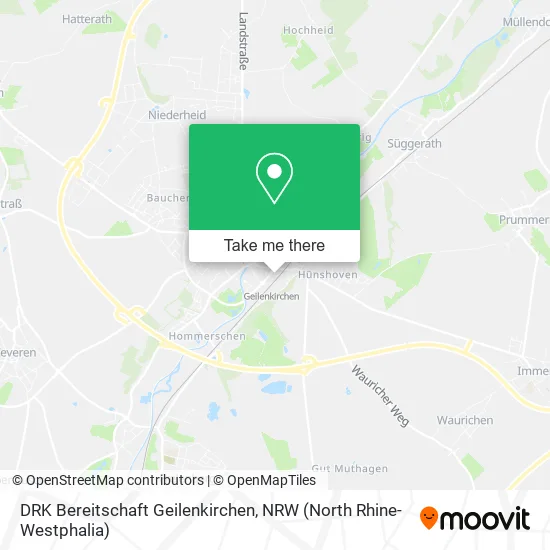 Карта DRK Bereitschaft Geilenkirchen