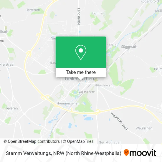 Stamm Verwaltungs map