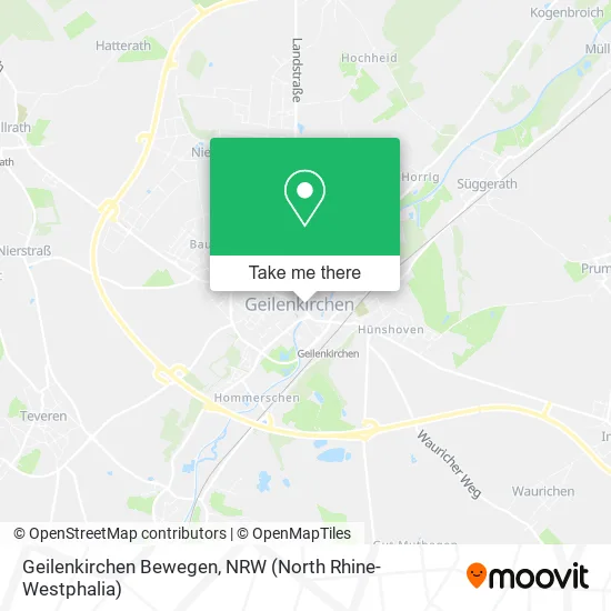 Geilenkirchen Bewegen map