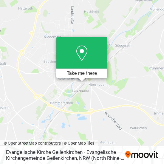 Evangelische Kirche Geilenkirchen - Evangelische Kirchengemeinde Geilenkirchen map