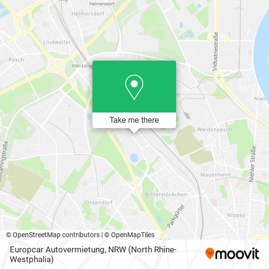 Europcar Autovermietung map