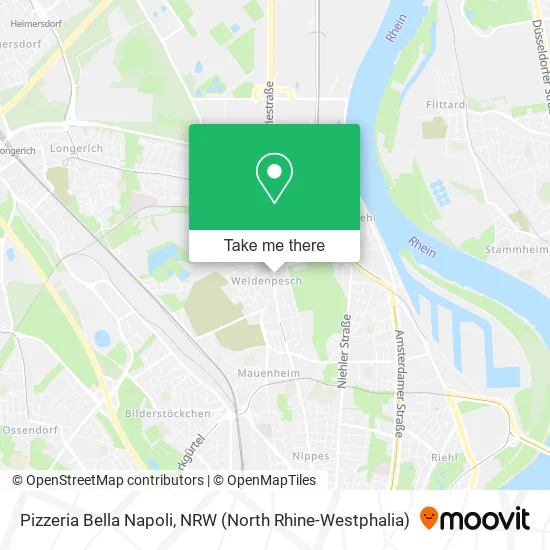 Pizzeria Bella Napoli map