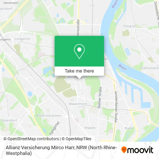 Карта Allianz Versicherung Mirco Harr