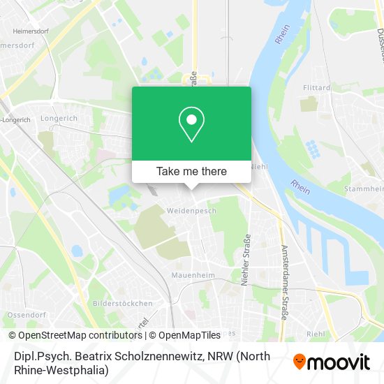 Dipl.Psych. Beatrix Scholznennewitz map