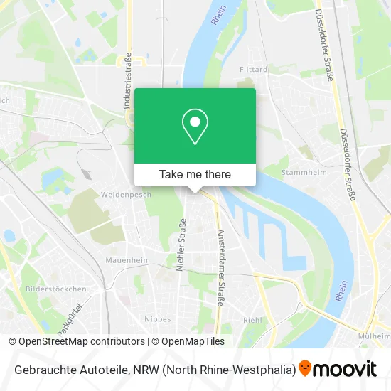 Карта Gebrauchte Autoteile