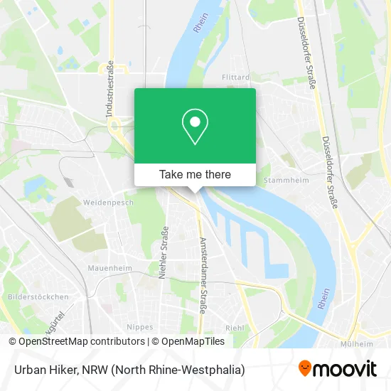 Карта Urban Hiker