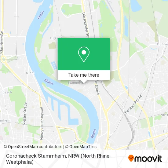 Coronacheck Stammheim map