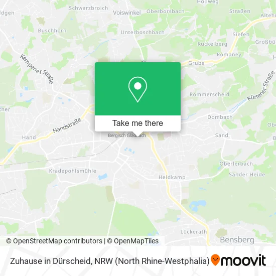 Карта Zuhause in Dürscheid