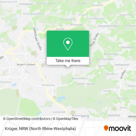 Карта Krüger