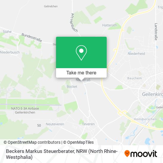 Beckers Markus Steuerberater map