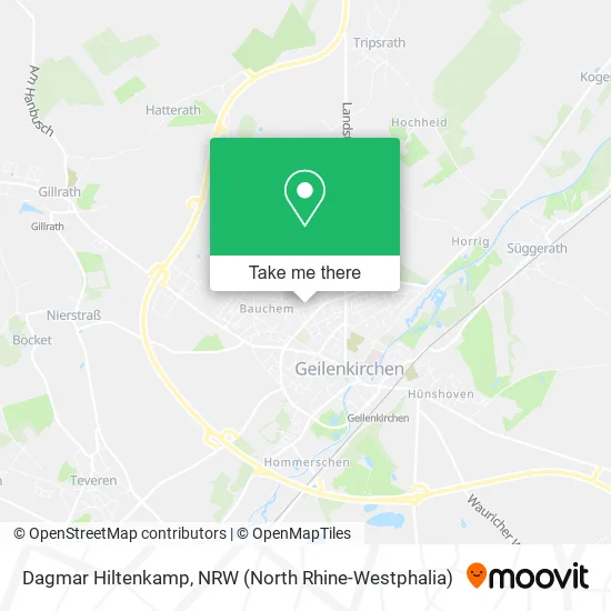 Dagmar Hiltenkamp map