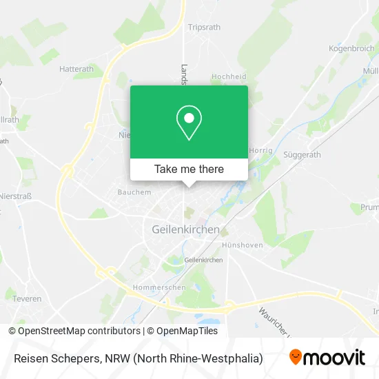 Карта Reisen Schepers