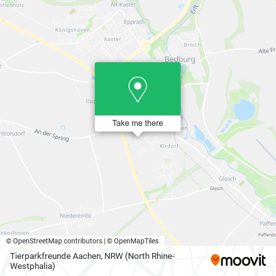 Tierparkfreunde Aachen map
