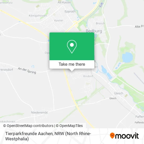 Карта Tierparkfreunde Aachen